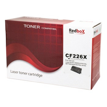 Cartus toner Redbox compatibil cu CF226X, 9000 pagini, Black Cartus toner Redbox compatibil cu CF226X, 9000 pagini, Black