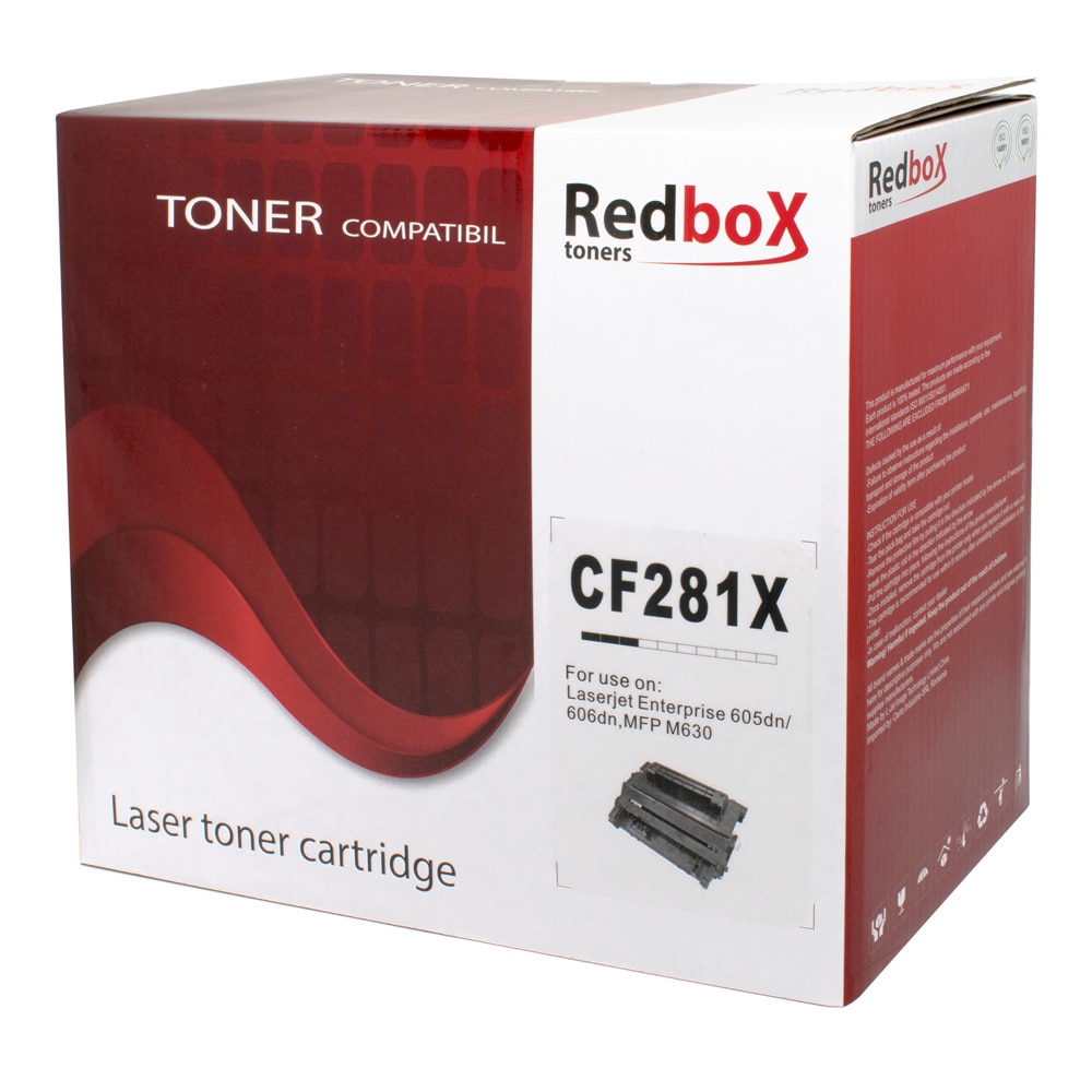 Cartus toner Redbox compatibil cu CF281X, 25000 pagini, Black