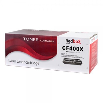 Cartus toner Redbox compatibil cu CF400X, 2800 pagini, Black Cartus toner Redbox compatibil cu CF400X, 2800 pagini, Black