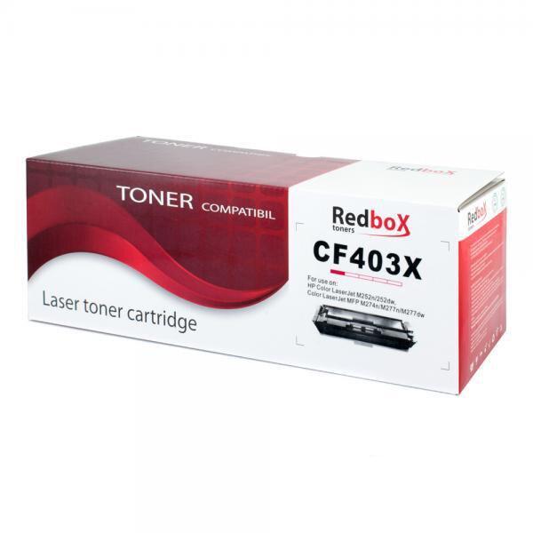 Cartus toner Redbox compatibil cu CF403X, 2300 pagini, Magenta