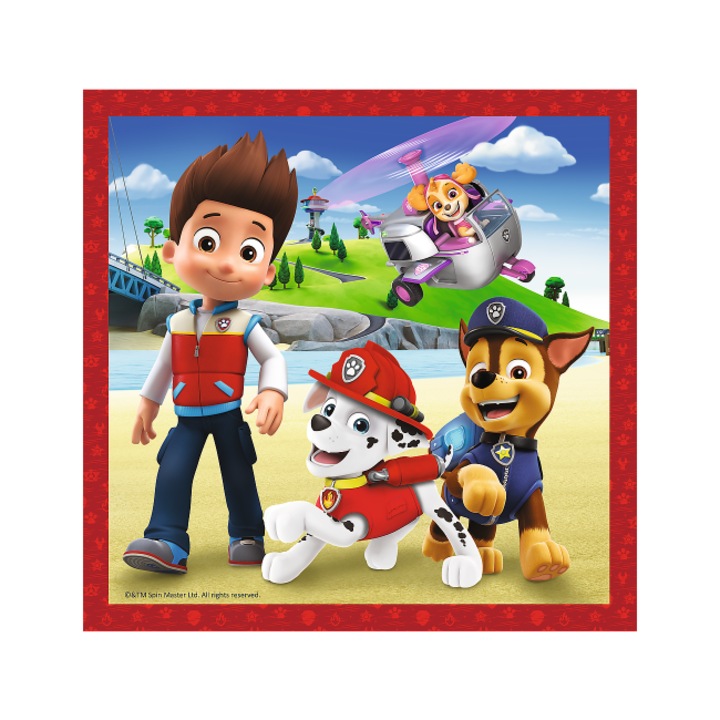 Puzzle 3 In 1, Trefl, 3 In 1 Paw Patrol, 106 Piese - eMAG.ro