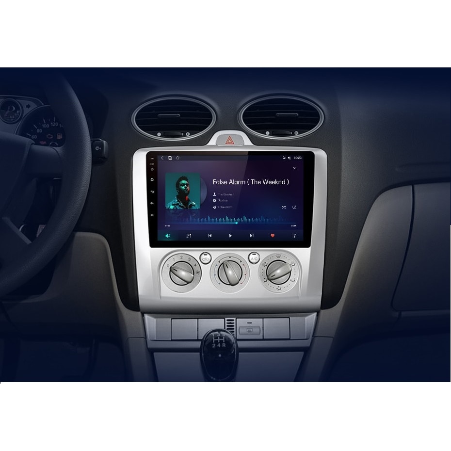 Autoradio 9" Con CarPlay E Android Auto Per Ford Focus 2004-2011 – GPS, WiFi, Bluetooth, Retrocamera E Controllo Al Volante