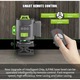 Nivela Laser 4D, Folixs®, Profesionala, 16 linii, 4x360º, IP-54, Precizie milimetrica, 515 nm dioda laser, ± 3° domeniu lucru 30 m, cu Telecomanda, Negru/Verde