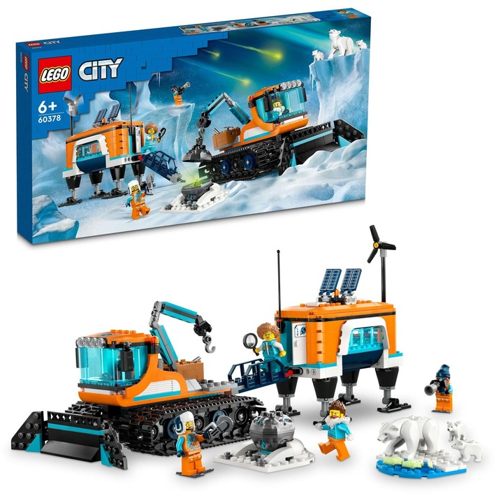 LEGO® City Exploration 60378 Sarkkutató jármű és mozgó labor