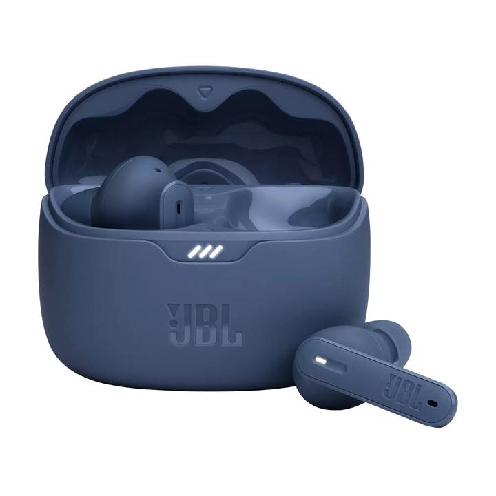 JBL Tune Beam Fülhallgató, Vezeték nélküli, Bluetooth, Zajszűrő, Kék