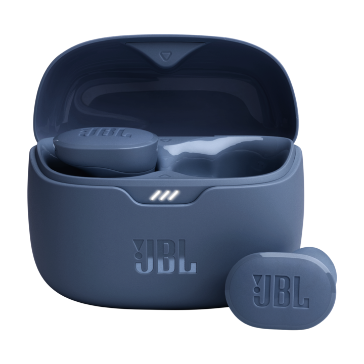 Аудио слушалки In Ear JBL Tune Buds, True wireless, Active Noise Canceling, Bluetooth, 4 микрофона, Автономия 48 часа, IP54, Син