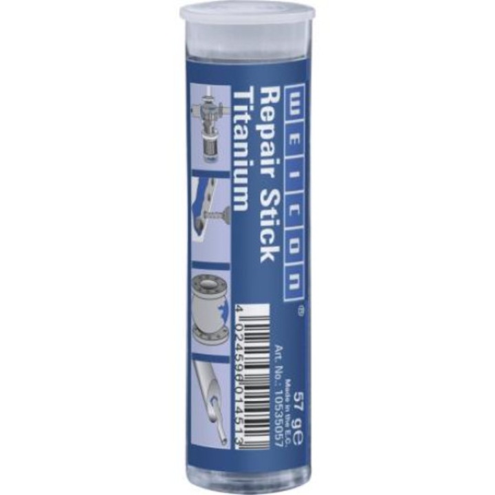 Weicon, Repair Stick Titan, Chit epoxidic pentru reparatii cu miez de titan, rezistent la temperaturi pana la 280 C, 57g