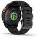 Smartwatch Garmin Fenix 7 Pro, 47mm, Solar, GPS, Wi-Fi, Android/iOS, Glass, curea Neagra, Slate Grey