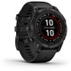 Smartwatch Garmin Fenix 7 Pro, 47mm, Solar, GPS, Wi-Fi, Android/iOS, Glass, curea Neagra, Slate Grey