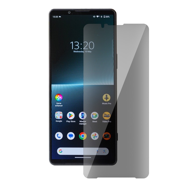 Фолио SILKASE за Sony Xperia 1 V, защита на екрана, силикон