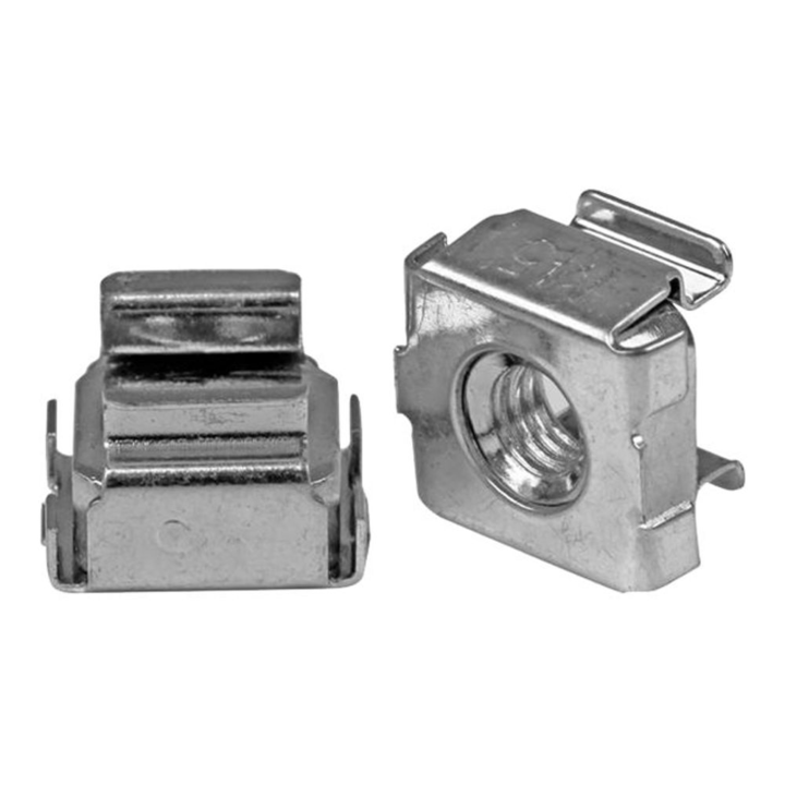 StarTech.com 50 Pkg M5 Cage Nuts за шкафове за сървърни шкафове - M5 cage гайки - Rack cage гайки - cage nuts (CABCAGENUTS) rack гайки (CABCAGENUTS)