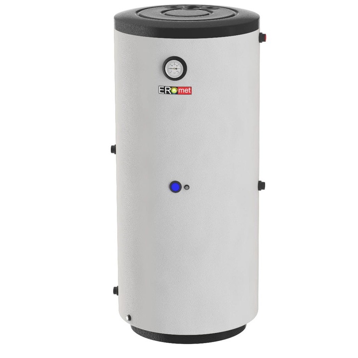 Boiler vertical, ERMET, Clasa energetica C, 250 l, Gri/Negru