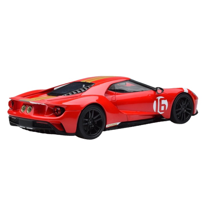 Autómodell, GT Spirit, Gyanta, Ford GT Alan Mann Heritage Edition, Piros