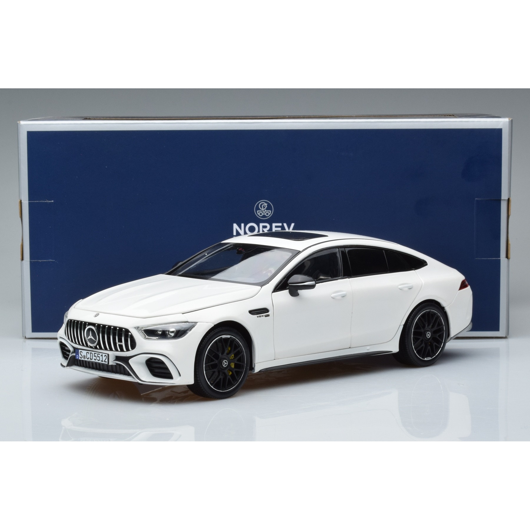 Macheta auto, Norev, Metal, Mercedes AMG GT 63s 4MATIC, Alb - eMAG.ro
