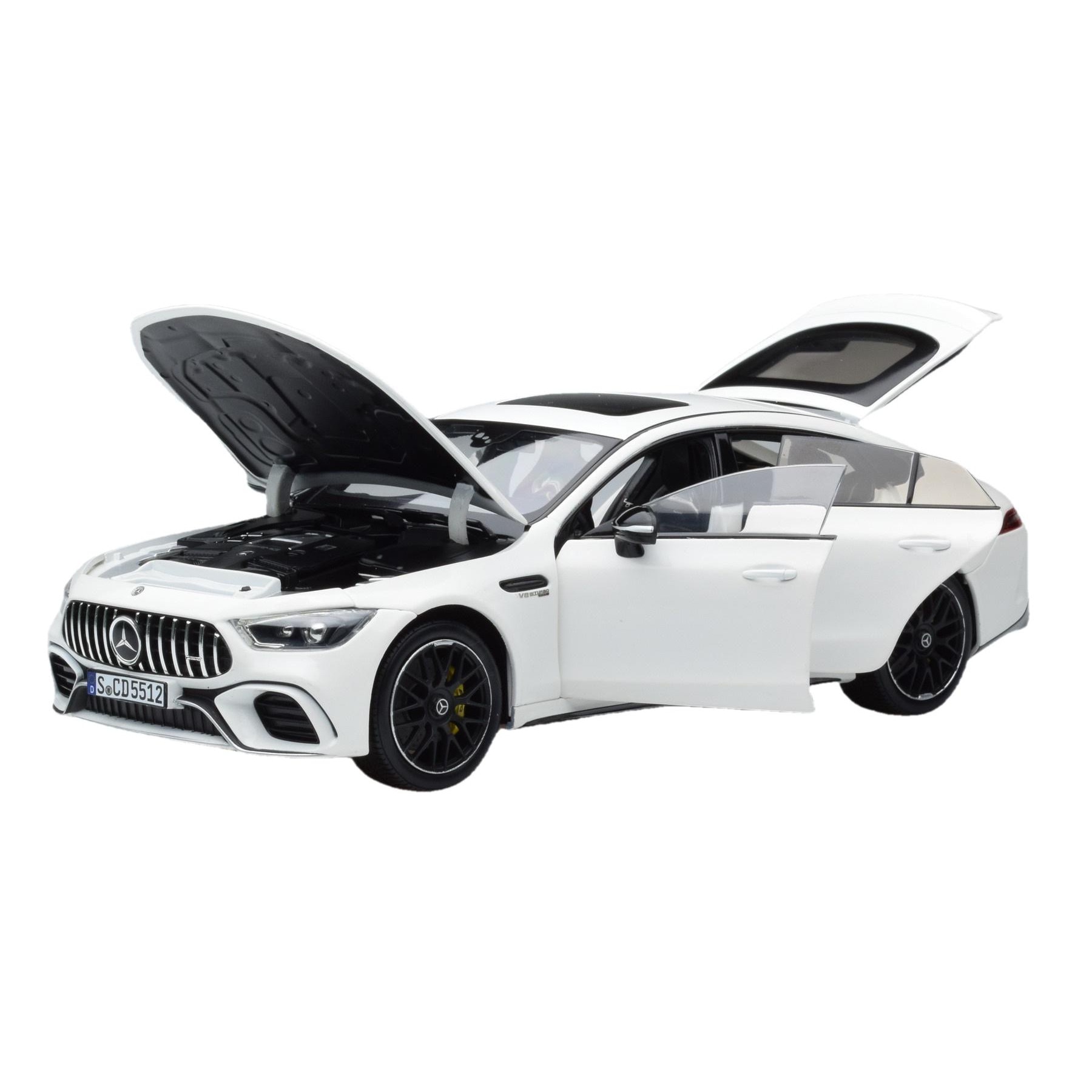 Macheta auto, Norev, Metal, Mercedes AMG GT 63s 4MATIC, Alb - eMAG.ro