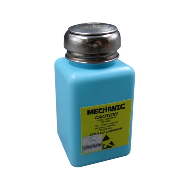 180 ml-es műanyag adagoló fém fedéllel folyadékokhoz és alkoholhoz