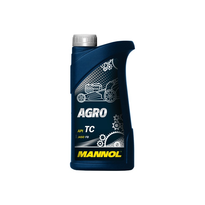 Ulei de motor 2T Mannol Agro API TC Mineral 1l - 4036021101729