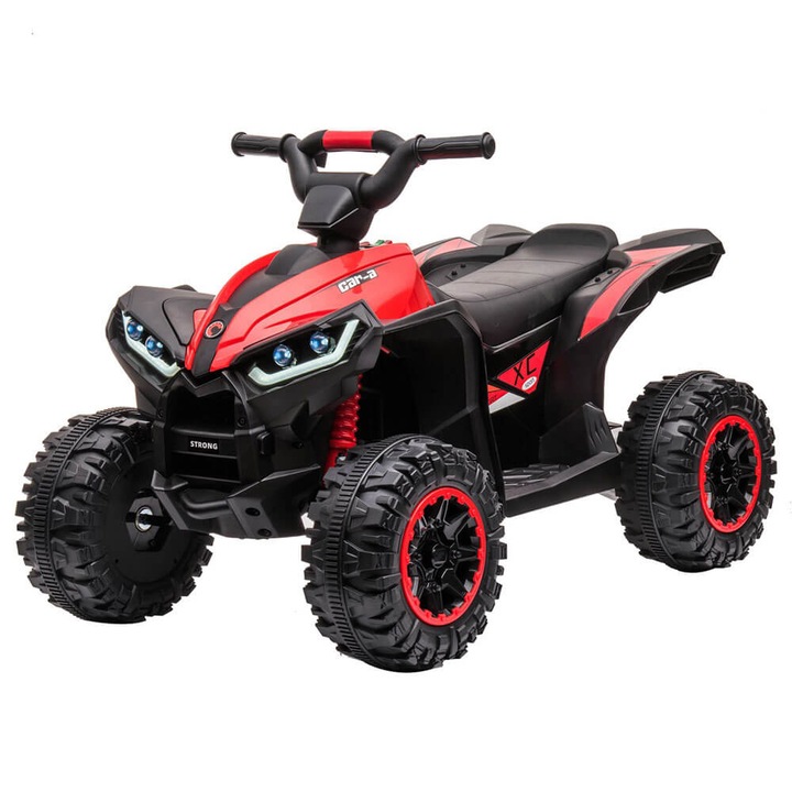 ATV electric cu telecomanda pentru copii HL-578, 2 motoare, rosu