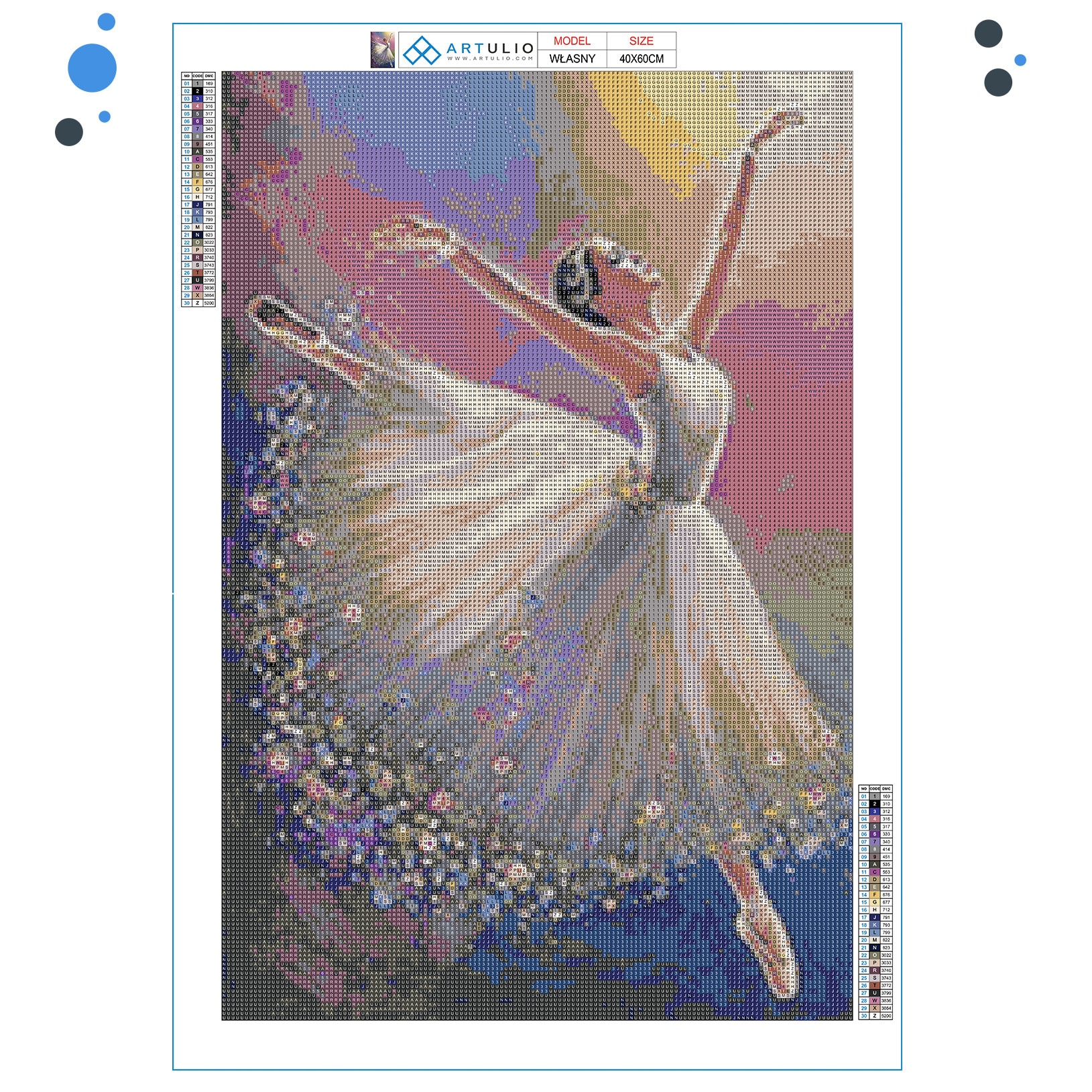 Set de broderie cu diamante, pictura 5D, ARTULIO Diamond Painting