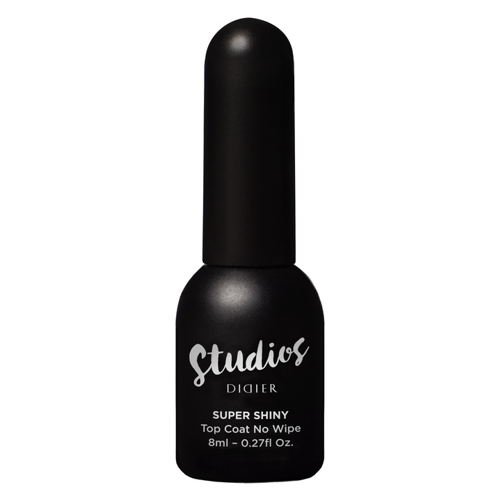База за нокти Top Coat, Studios Didier, Super Lucios no wipe 8ml, Didier Lab