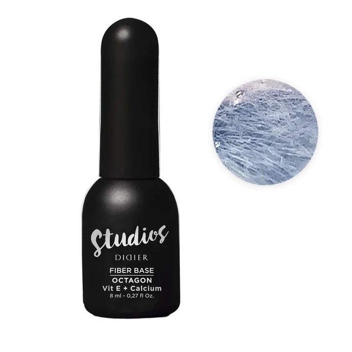 База за нокти Fiber Studios Dider, Octagon, витамин Е + калций, 8 ml, Didier Lab