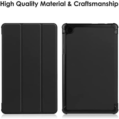 Husa Slim Sigloo, Smart Cover, Trifold, pentru tableta Huawei Matepad T10 / T10s (9.7 inch / 10.1 inch), model Simple Black