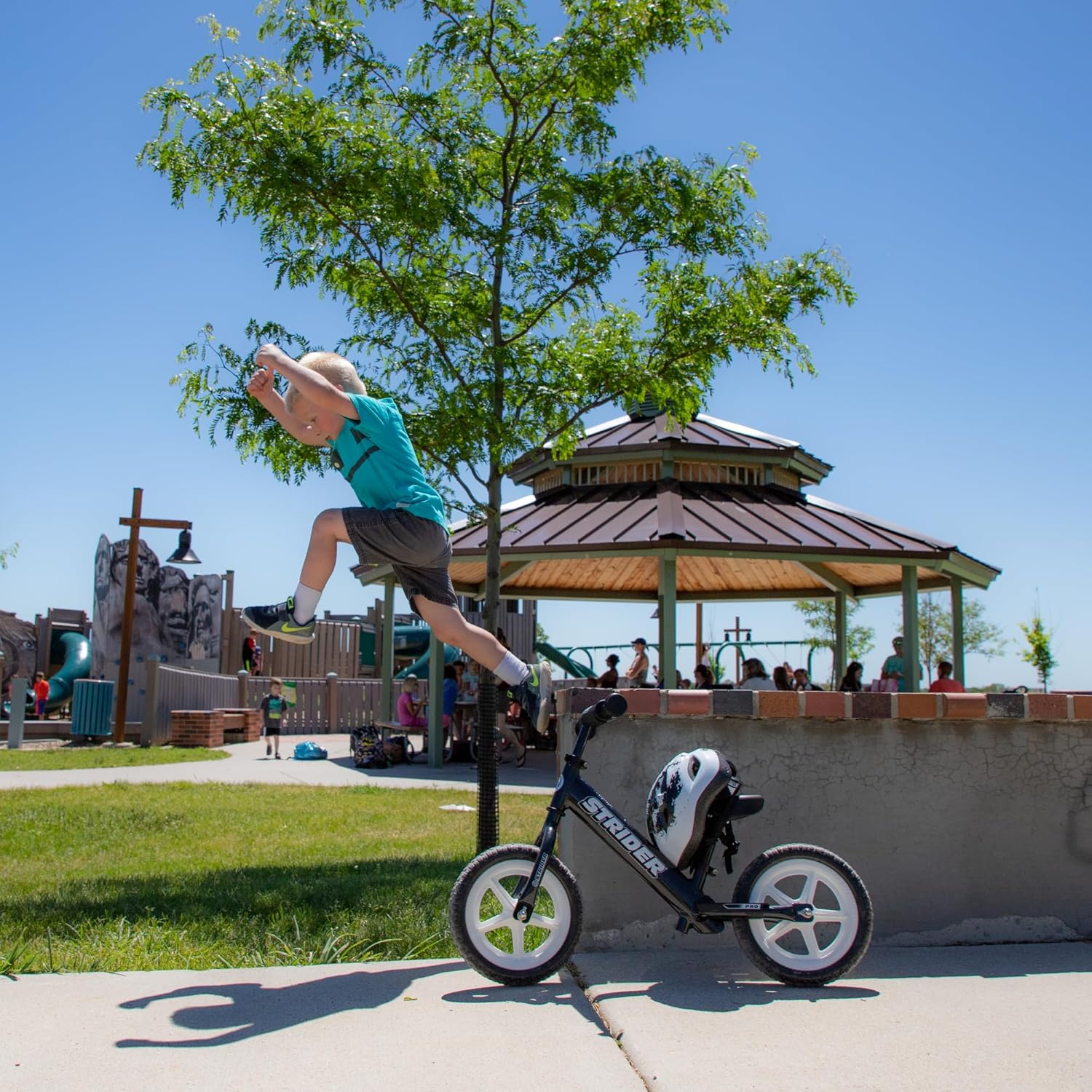 Bicicleta fara pedale pentru copii Strider 12 Pro Balance, 2-5 ani