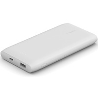 Acumulator extern Belkin Boost Charge USB-C PD 10000 mAh + Cablu USB-C, Alb