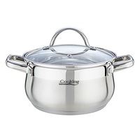 Semioala cu capac Cooking by Heinner Amira, inox, 22x12.5 cm, 4.7L