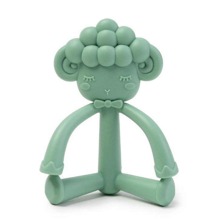 Szilikon rágóka zöld Nurio