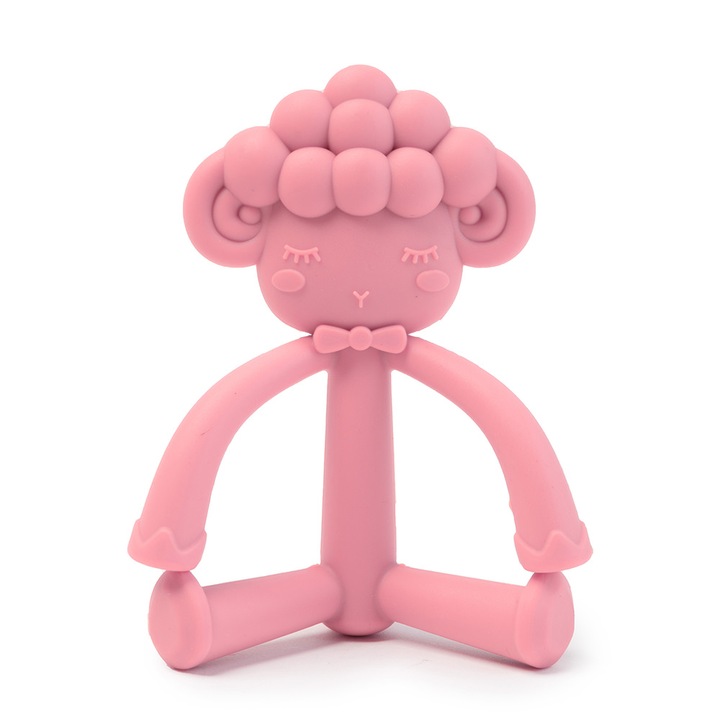 Szilikon fogzási játék Oita rózsaszín Nurio