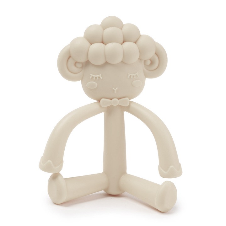 Nurio Szilikon rágóka játék, bézs