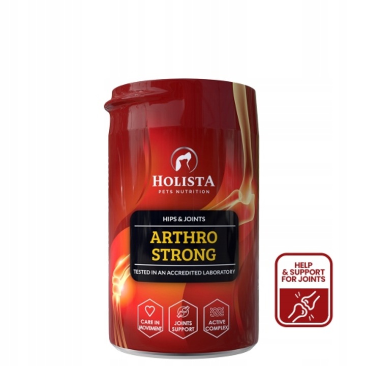 Táplálékkiegészítő kutyáknak ArthroStrong, HolistaPets, 200g