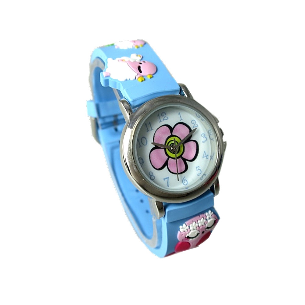 Ceas Copii - Pacific Time - Flower & Animals - Blue Ed.