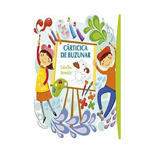 Carticica de buzunar 1. Coloram animale - Roxana Geanta