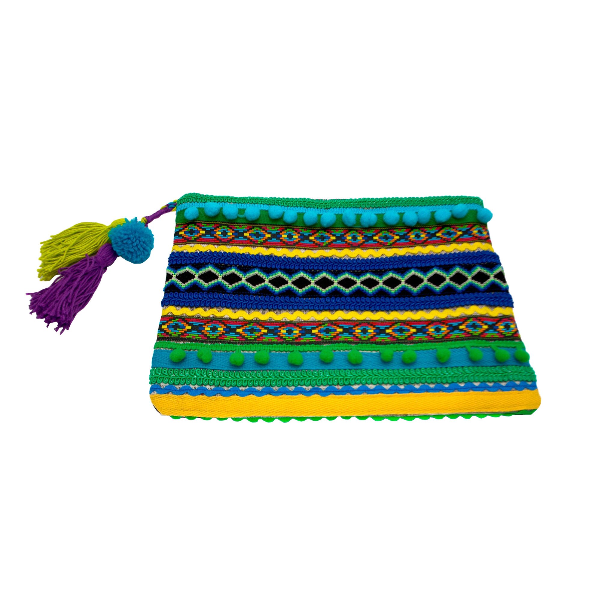 Geanta plic, unicat, lucrata manual, material textil, Etnic_003