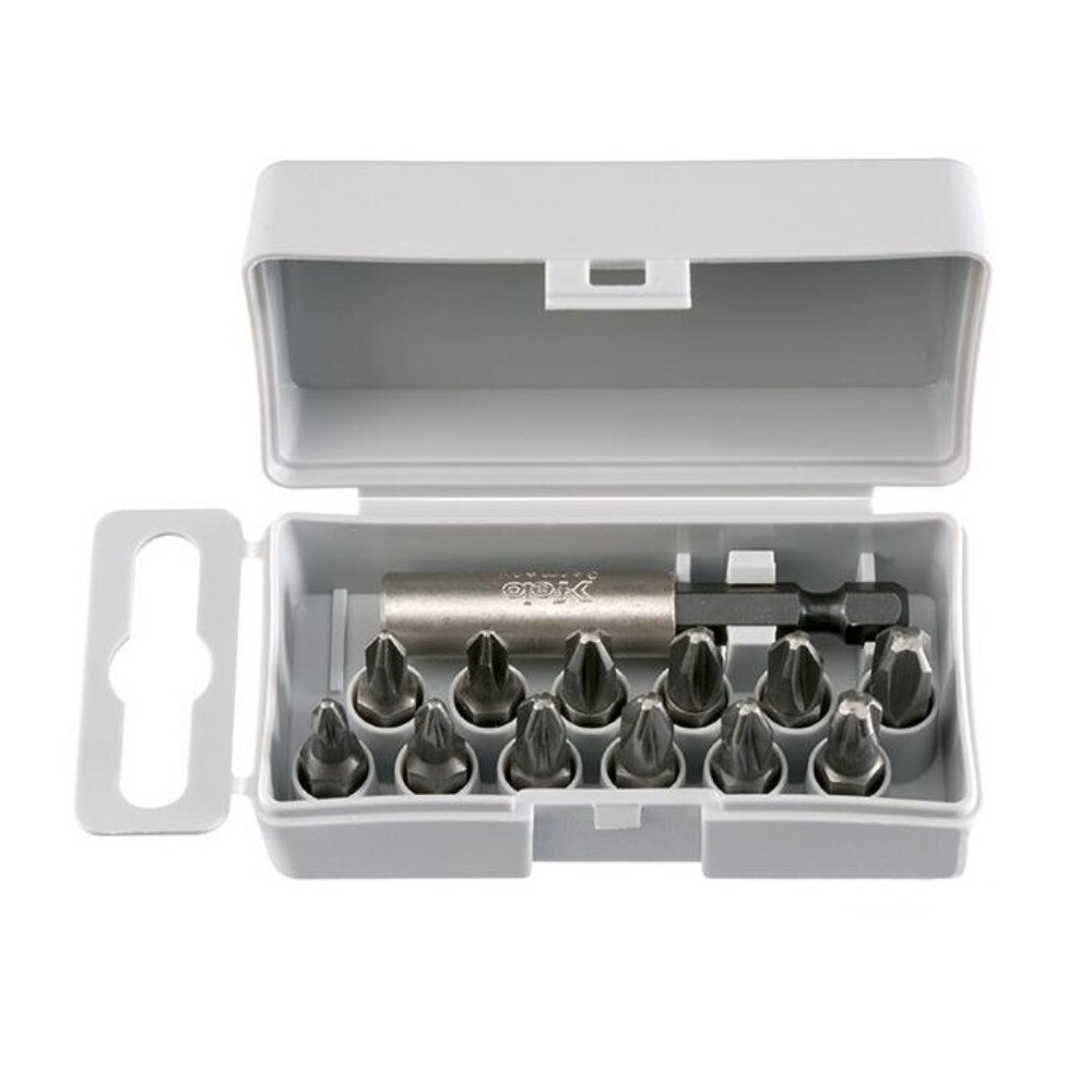 Set biti PH-PZ 25 MM si adaptor 60 MM FELO 12 piese