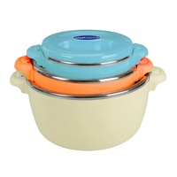 Set 3 caserole termice Art of dining by HEINNER Belly Beige, 2+4+6L, bej