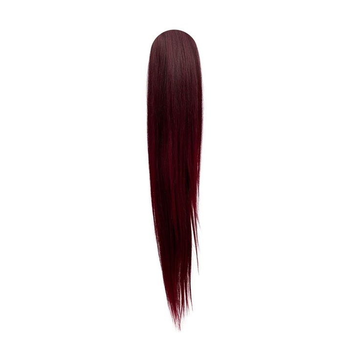 Coada Extensie Par, Dreapta, Celebra, 100% Fibra Kanekalon, "Bella", Roscat Burgundy, 71cm, 135gr