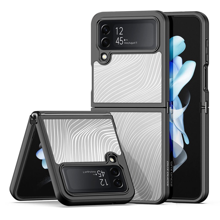 Кейс за Samsung Galaxy Z Flip4, Dux Ducis Aimo Series, Черен