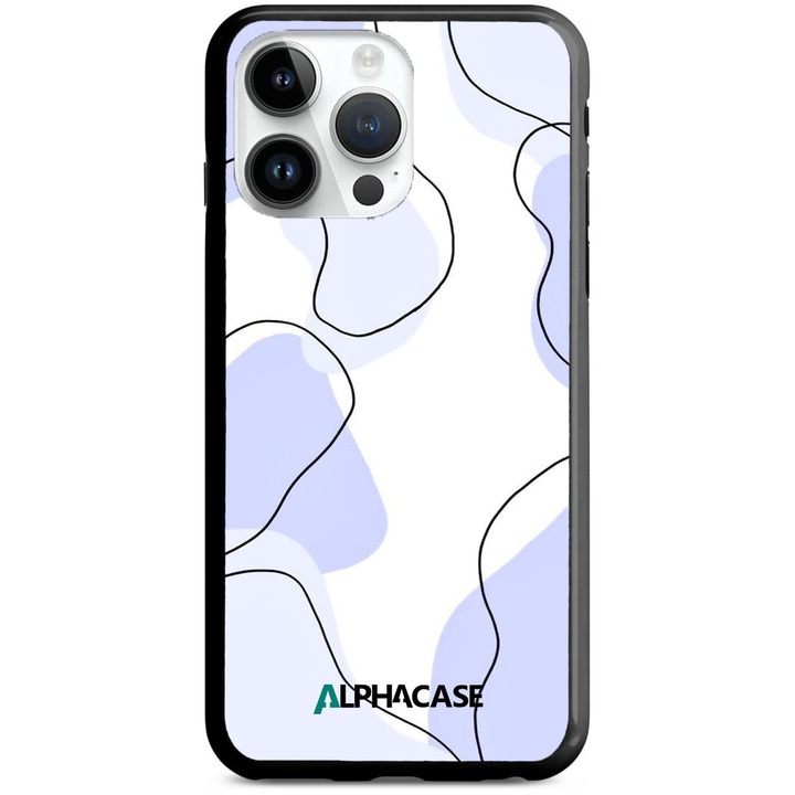 Husa de Protectie, Compatibila Apple iPhone 14 PRO MAX, ALPHACASE, AntiShock, HardCase, Abstract Series 019