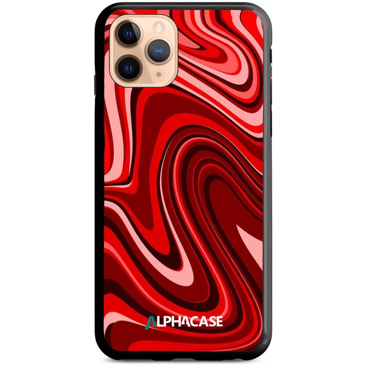Husa de Protectie, Compatibila Apple iPhone 11 PRO, ALPHACASE, AntiShock, HardCase, Abstract Series 015