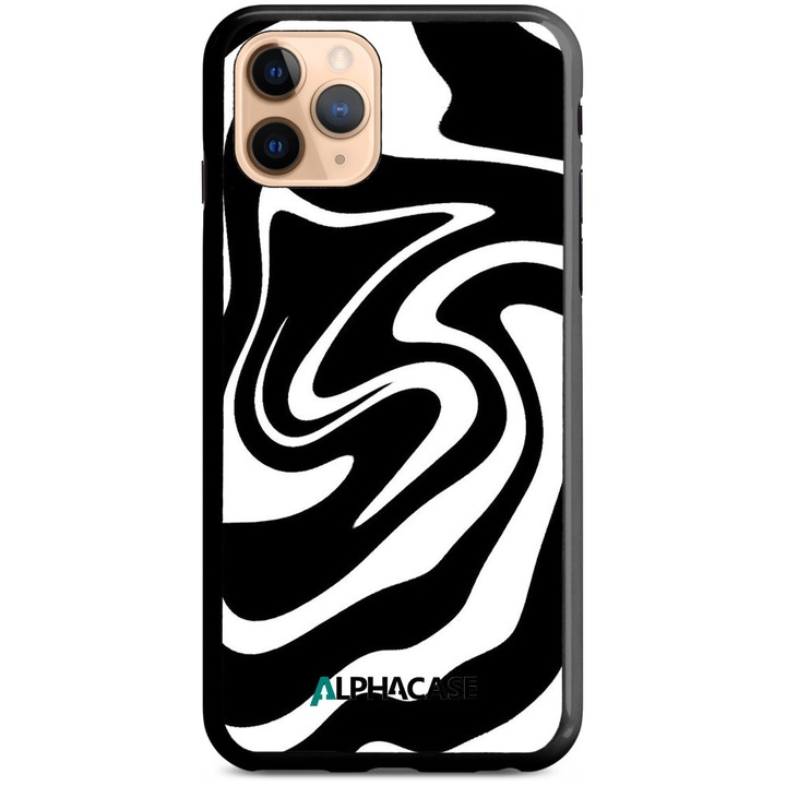 Husa de Protectie, Compatibila Apple iPhone 11 PRO, ALPHACASE, AntiShock, HardCase, Abstract Series 009