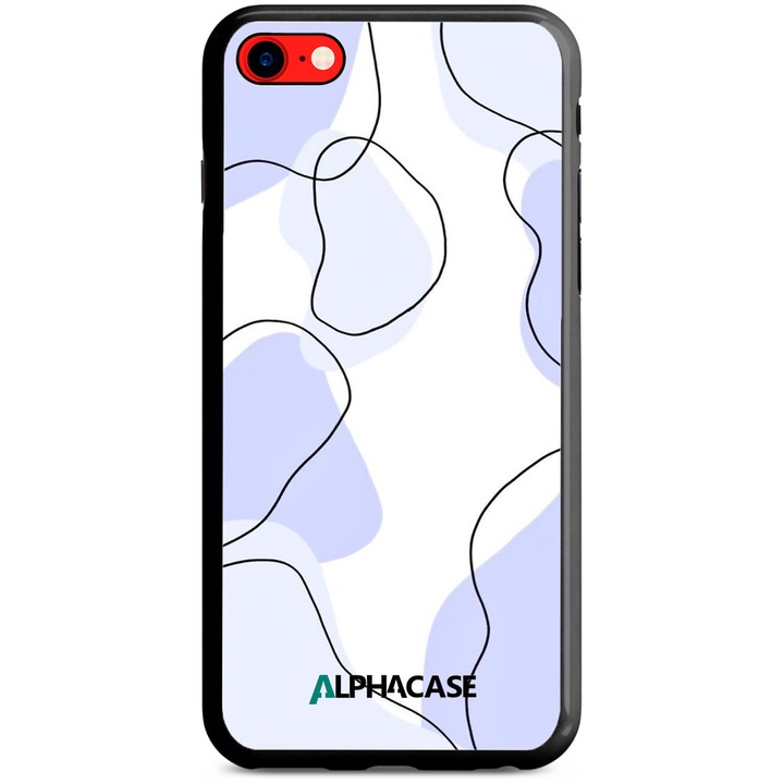 Husa de Protectie, Compatibila Apple iPhone 7/8/SE 2020/2022, ALPHACASE, AntiShock, HardCase, Abstract Series 019