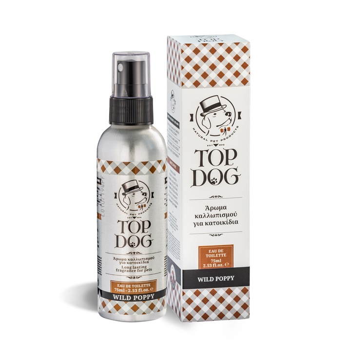 Parfüm kutyáknak Wild Poppy, Top Dog, 75 ml