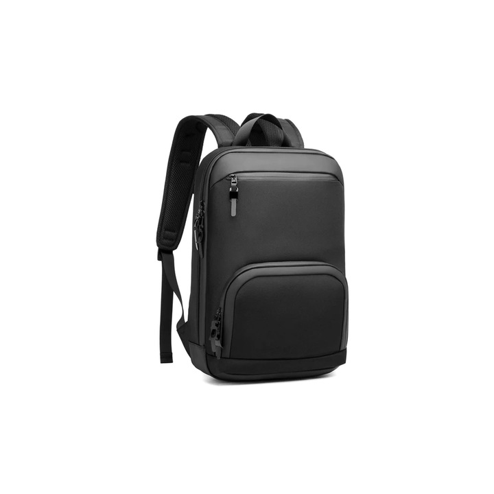 Rucsac compatibil cu laptop 15.6 inch, Ozuko, 14L, full impermeabil, rezistent la uzura, ergonomic, unisex