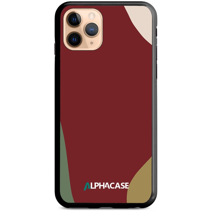Husa de Protectie, Compatibila Apple iPhone 11 PRO, ALPHACASE, AntiShock, HardCase, Abstract Series 017