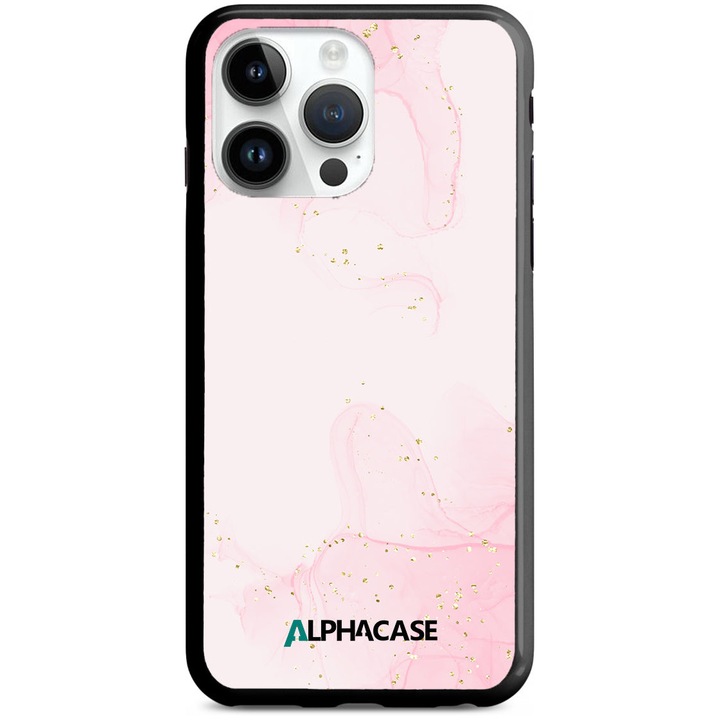 Husa de Protectie, Compatibila Apple iPhone 14 PRO, ALPHACASE, AntiShock, HardCase, Marble Series 011