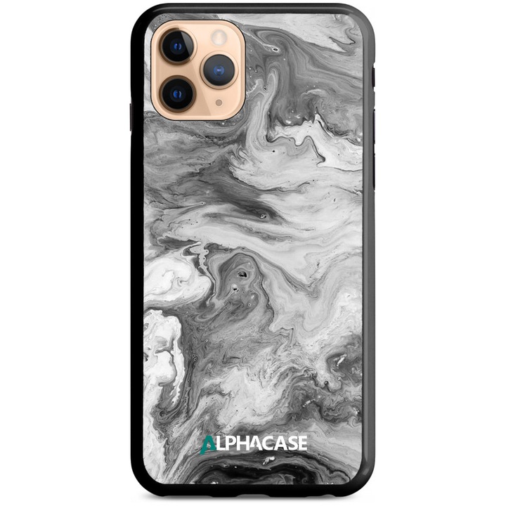 Husa de Protectie, Compatibila Apple iPhone 11 PRO, ALPHACASE, AntiShock, HardCase, Marble Series 003