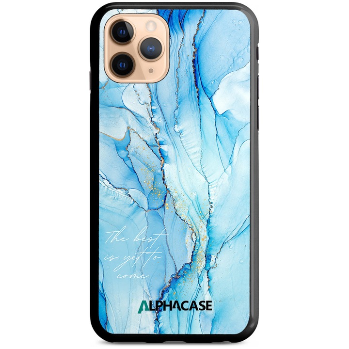 Husa de Protectie, Compatibila Apple iPhone 11 PRO, ALPHACASE, AntiShock, HardCase, Marble Series 008